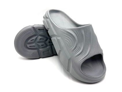 Unisex bazénové šľapky GEZER WAVES - sivá