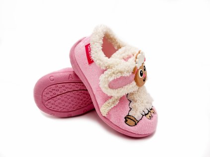 Detské papuče GEZER Ovečka - ružové