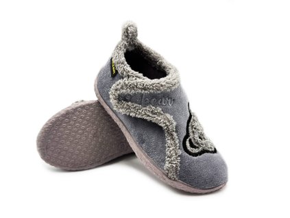 Detské papuče GEZER BEAR - sivé