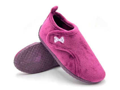 Dětské papuče GEZER - vínová