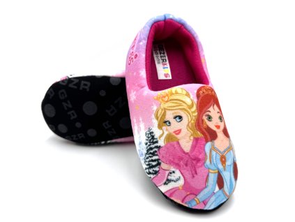 Dětské papuče GEZER PRINCEZNY - růžové
