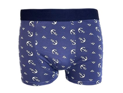 Pánské boxery UOMO KOTVA - modré