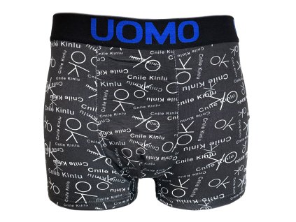 Pánské boxery UOMO OK - černé