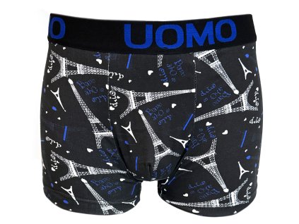Pánské boxery UOMO PARIS - černá