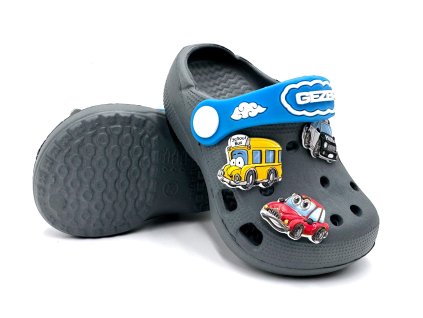 Dětské clogsy GEZER AUTO menší - šedá