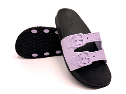 Dámské páskové pantofle GEZER - lila