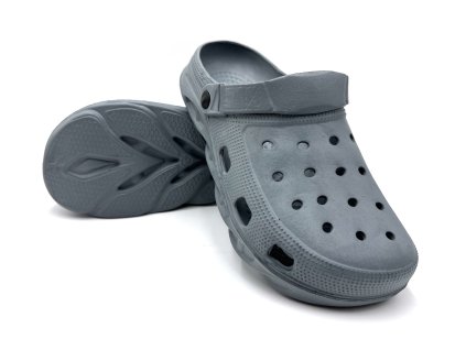 Pánské clogsy Gezer - tmavě šedá