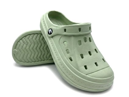 Pánské clogsy TexBase - pastelově zelená