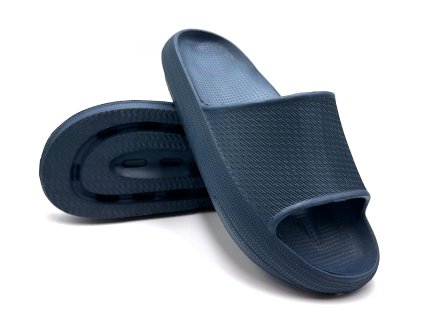 Pánske bazénové pšľapky TEXBASE - tmavo modrá