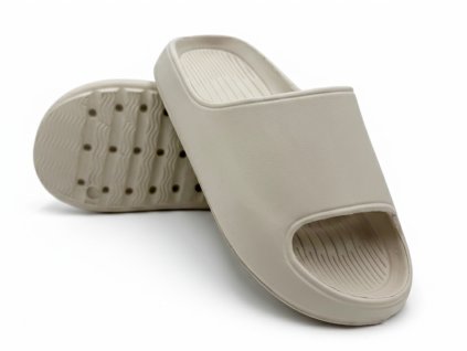 Pánské bazénové pantofle TEXBASE - béžové