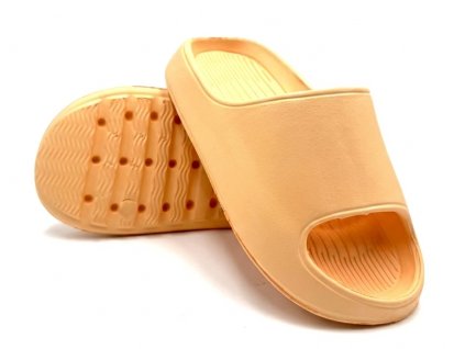 Dámske bazénové šľapky TEXBASE - lososová