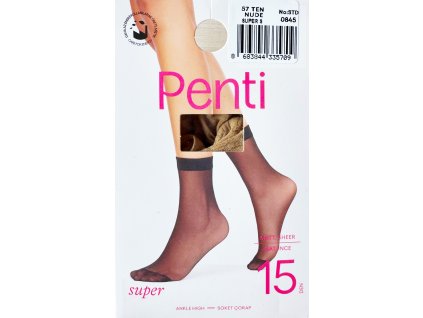 Dámské silonkové matné ponožky SUPER - tělová