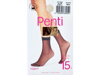 Dámske matné silonové ponožky SUPER – bronzové