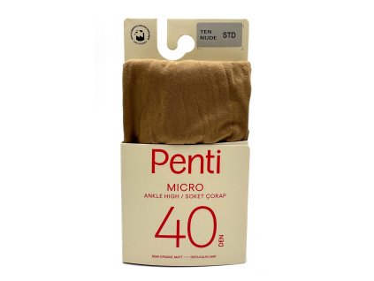 Dámské silonkové matné ponožky MICRO 40 - tělová