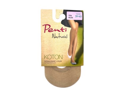 Dámské bavlněné ťapky COTTON SUBA - tělová