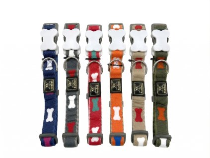 Nylonový obojek KOST L-XL - 40-65 cm