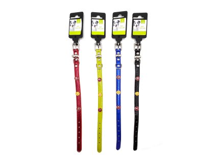 Obojek lakovaná kůže 35 cm