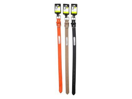 Klasický obojok s identifikačnou platničkou 58 cm
