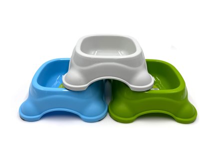 Miska plast malá 17 cm - čtverec