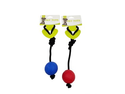 Hračka míček s gumou větší