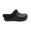 Dámske zateplené clogsy FLAMEshoes A-002-M čierne