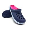Dámske clogsy s kožúškom TexBase tm. modrá / ružová
