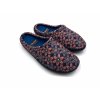Dámske papuče GEZER kvetina modrá-ružová tmavá