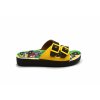 Detské pohodlné šľapky GEZER - BAGR II - hnedo-žlté