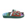 Dětské pohodlné pantofle GEZER BIRDS- mátová