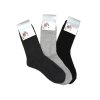 Pánske vlnené ponožky ANGORA MIX 3-pack - tmavo sivé/svetlo sivé/čierne