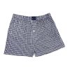 Pánské volné boxerky - modro-bílá kostka