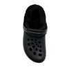 Dámske clogsy s kožúškom TexBase čierna / čierna