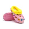 Dětské zateplené clogsy Gezer BERUŠKA větší - růžovo-žlutá