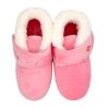 Detské papuče GEZER s kožušinou LITTLE - ružová