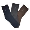 Pánské bambusové termo ponožky 3-pack - hnědá MIX