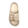 Dámské bazénové pantofle TEXBASE s páskem - béžová