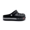 Dětské clogsy TEXBASE s 3D logem větší - černá