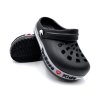 Dětské clogsy TEXBASE s 3D logem menší - černá