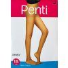 Dámske lesklé pančucháče SHINY 15 – čierne