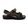 Pánské sandály Texbase - tmavě hnědé