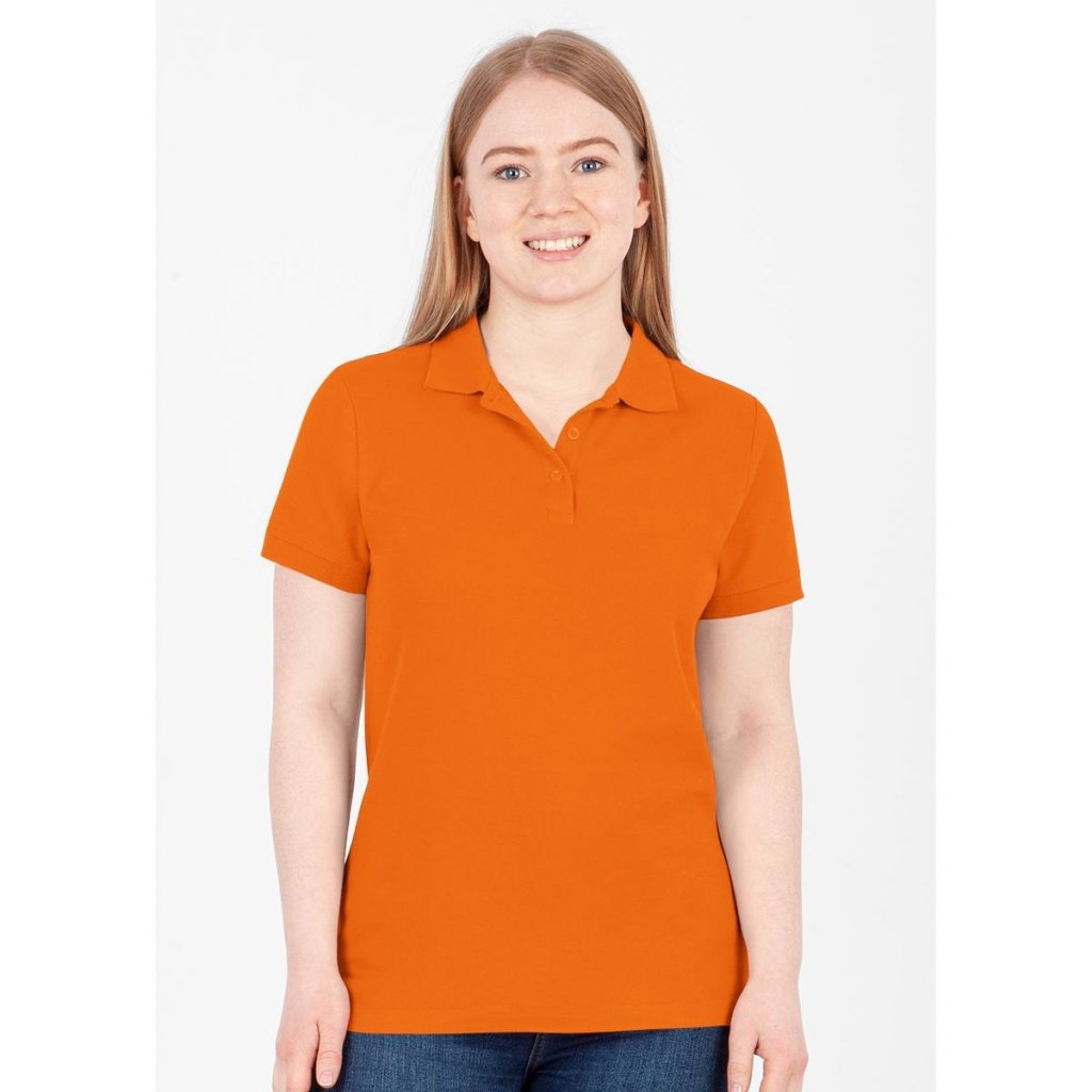 Dámské POLO tričko Organic Oranžová postava přední