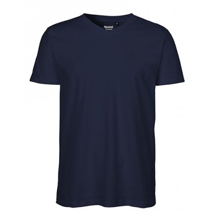 Lex Natura tričko s krátkým rukávem V Neck navy zepředu