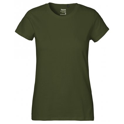 Lex Natura tričko s krátkým rukávem military zepředu