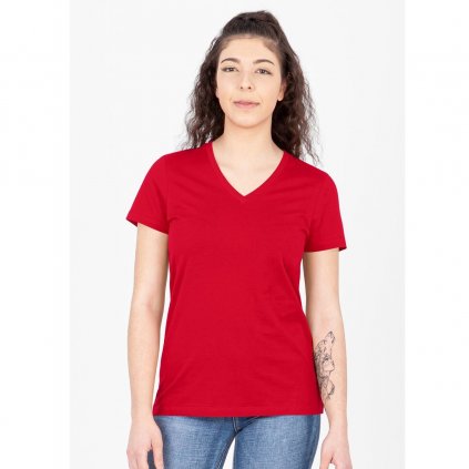tričko dámské Jako červená na postavě zepředu