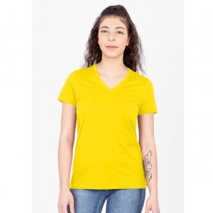 tričko dámské Jako žlutá na postavě zepředu