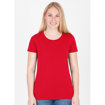 tričko dámské Jako Stretch červená na postavě zepředu