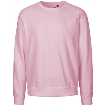 Lex Natura mikina unisex sweatshirt light pink zepředu
