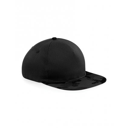 Camo snapback Black zepředu