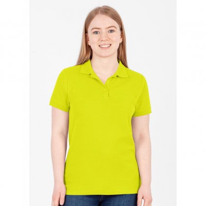 Dámské POLO tričko Organic Žlutá postava přední