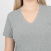 tričko dámské Jako cool šedá na postavě detail krk